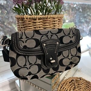 Coach Signature Leather Handbag